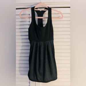 Lululemon racerback tank black & gray, no bra pads.